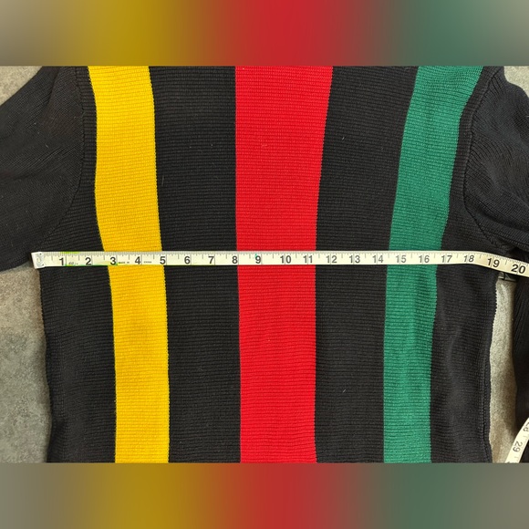Tommy Hilfiger Multicolor Striped Knit Sweater Vintage - Picture 7 of 7